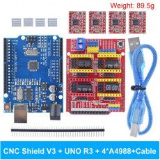 CNC Shield V3 Engraving Machine 3D Printe+ 4pcs  A4988 