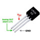 LM35 analog temp sensor