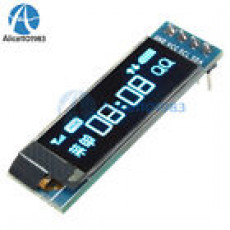 0.91'' 128x32 IIC I2C Blue OLED LCD Display